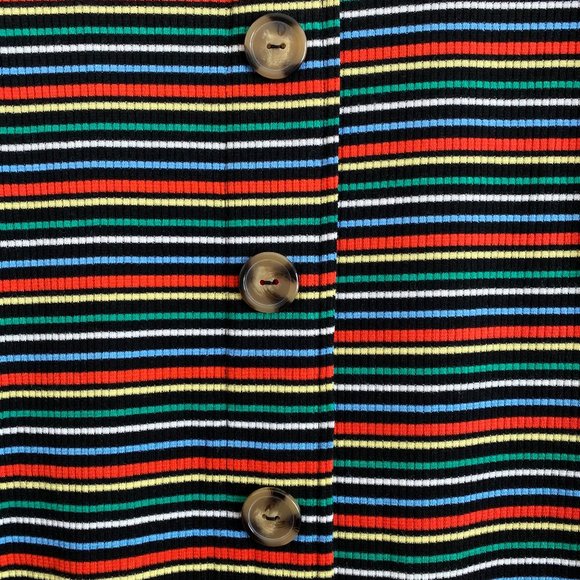 Ultra Flirt Womens Bodycon Dress Franklin Stripe, Knee Length, XS - Picture 5 of 12